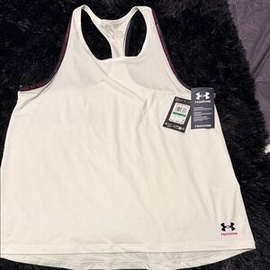 Under Armour Freedom White Tank